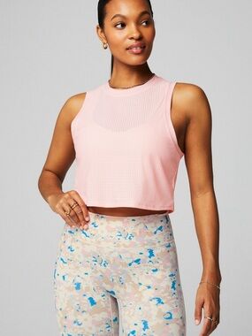 FABLETICS Perforated Mesh Boxy Tank
